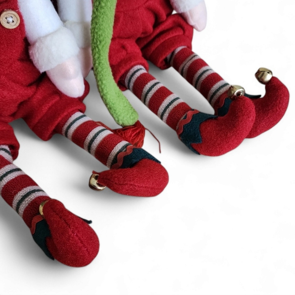 Adorable Vintage Christmas Elves - Set of 2 - Picture 10 of 15